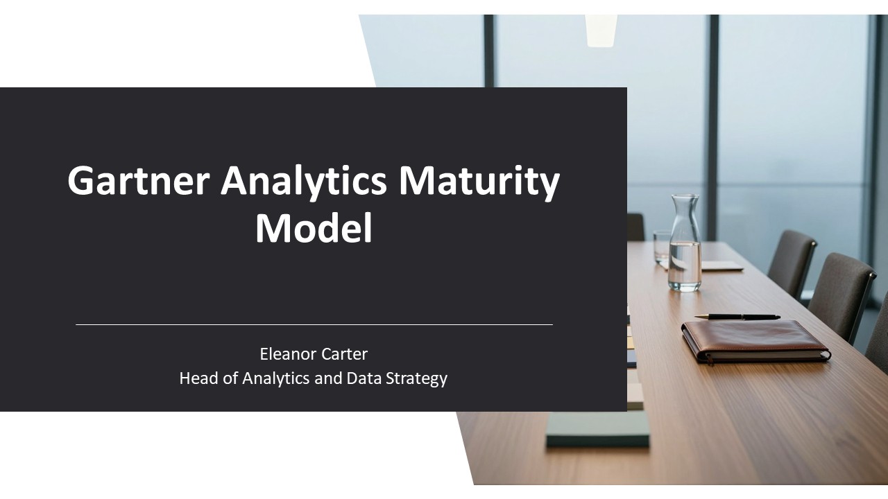 Gartner Analytics Maturity Model PPT Structure VM