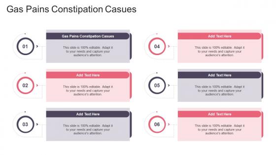 Gas Pains Constipation Casues In Powerpoint And Google Slides Cpb