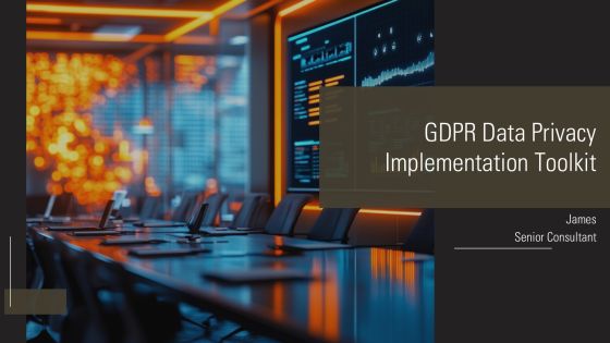Gdpr Data Privacy Implementation Toolkit PPT Graphics AT
