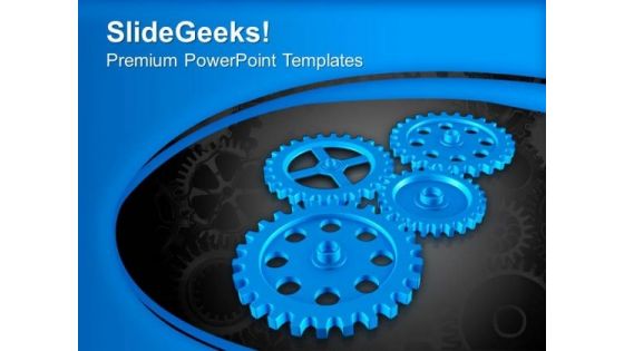 Gear All Business Process For Good Profit PowerPoint Templates Ppt Backgrounds For Slides 0613