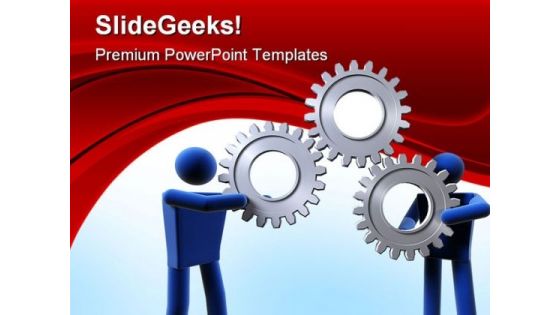 Gear Business Industrial PowerPoint Themes And PowerPoint Slides 0411