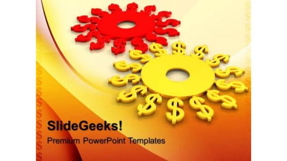 Gear Dollar Money PowerPoint Templates And PowerPoint Themes 0512