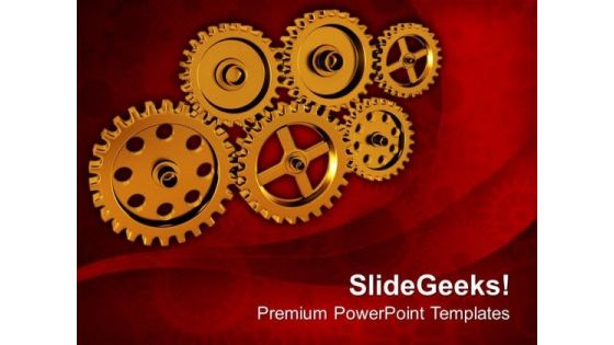 Gear Mechanism Can Help The Process PowerPoint Templates Ppt Backgrounds For Slides 0713