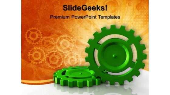 Gear Wheel Industrial PowerPoint Templates And PowerPoint Themes 0712