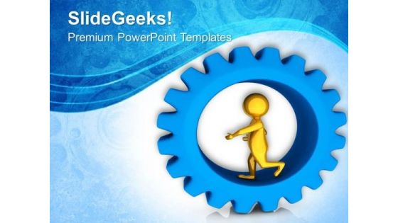 Gear Your Business Process PowerPoint Templates Ppt Backgrounds For Slides 0613