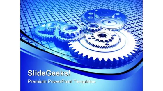 Gears01 Industrial PowerPoint Themes And PowerPoint Slides 0511