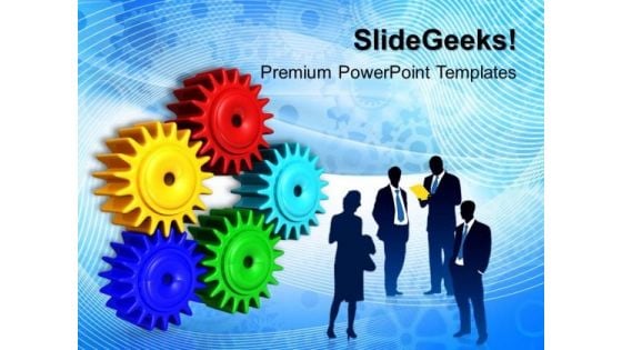 Gears01 Teamwork PowerPoint Templates And PowerPoint Themes 0412