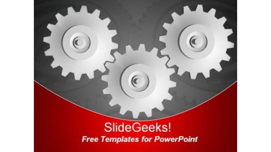 Gear Wheels PowerPoint Template
