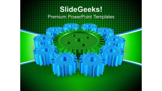 Gears Business PowerPoint Templates And PowerPoint Themes 0612