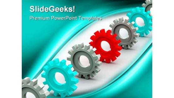 Gears Communication PowerPoint Templates And PowerPoint Backgrounds 0611