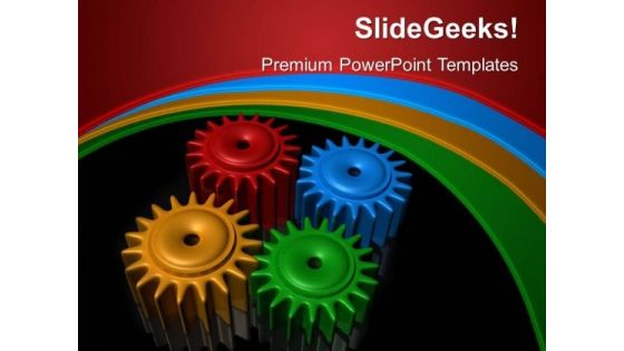 Gears Communication PowerPoint Templates And PowerPoint Themes 0312
