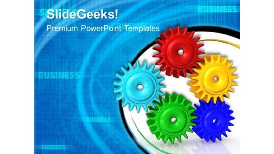 Gears Communication PowerPoint Templates And PowerPoint Themes 0412