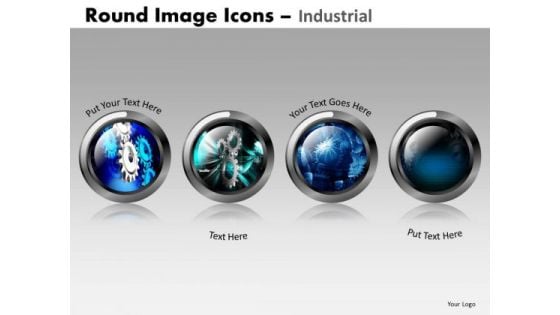 Gears Industrial Manufacturing PowerPoint Slides Ppt Templates