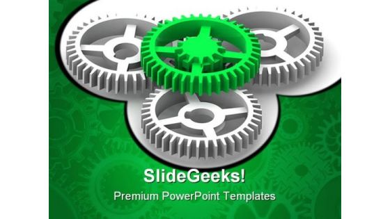 Gears Industrial PowerPoint Templates And PowerPoint Backgrounds 0711