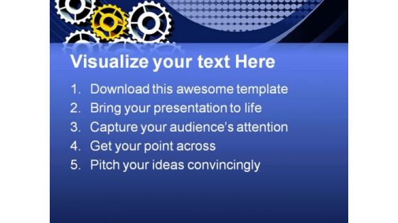 Gears Industrial PowerPoint Themes And PowerPoint Slides 0511