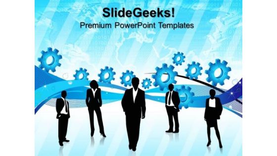 Gears Industry People PowerPoint Templates And PowerPoint Themes 0512