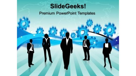 Gears People PowerPoint Templates And PowerPoint Themes 0512
