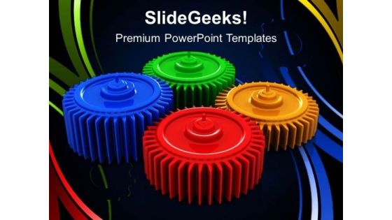 Gears Process Communication PowerPoint Templates And PowerPoint Themes 0512