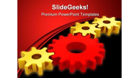 Gears Success Concept Industrial PowerPoint Templates And PowerPoint Backgrounds 0411 Gears Success Concept Industrial PowerPoint Templates And PowerPoint Backgrounds 0411