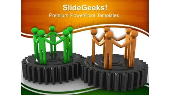 Gears Team Teamwork PowerPoint Templates And PowerPoint Themes 0512