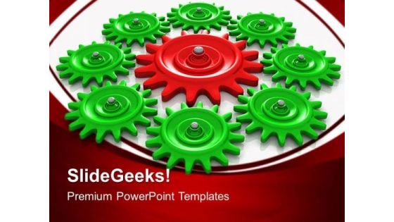 Gears Teamwork Leadership PowerPoint Templates And PowerPoint Themes 0412 Gears Teamwork Leadership PowerPoint Templates And PowerPoint Themes 0412