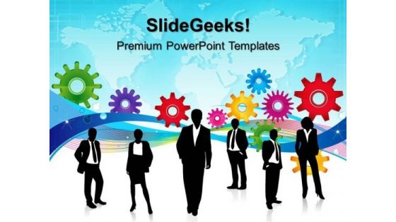 Gears With Business Team Success PowerPoint Templates And PowerPoint Themes 0312 Gears With Business Team Success PowerPoint Templates And PowerPoint Themes 0312