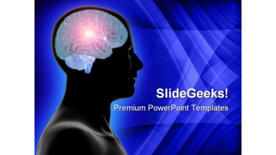 Genius Brain Technology PowerPoint Templates And PowerPoint Backgrounds 0811