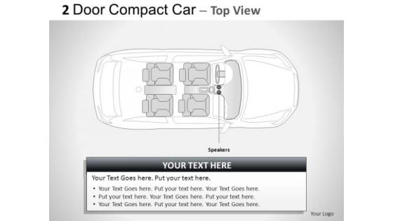 Germany 2 Door Blue Car Top PowerPoint Slides And Ppt Diagram Templates