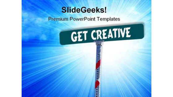 Get Creative Metaphor PowerPoint Themes And PowerPoint Slides 0911