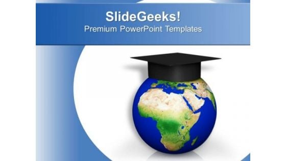 Get The Graduation Degree PowerPoint Templates Ppt Backgrounds For Slides 0713