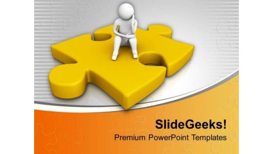Get The Right Part Of Solution PowerPoint Templates Ppt Backgrounds For Slides 0613
