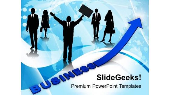 Get The Success And Growth PowerPoint Templates Ppt Backgrounds For Slides 0413