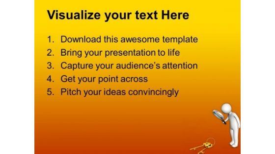 Get The Success Key For Business PowerPoint Templates Ppt Backgrounds For Slides 0713