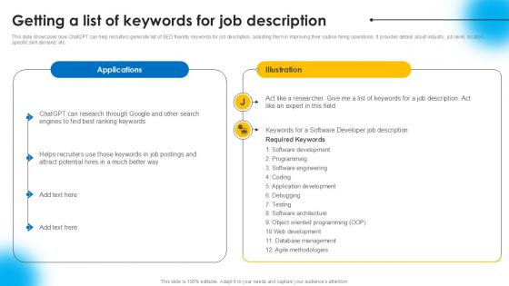 Getting A List Of Keywords For AI Powered Recruitment Enhancing Ppt Presentation AI SS V Getting A List Of Keywords For AI Powered Recruitment Enhancing Ppt Presentation AI SS V