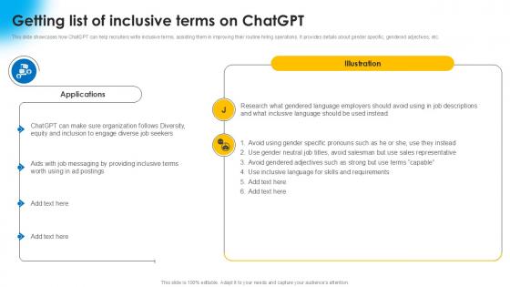Getting List Of Inclusive Terms On ChatGPT AI Powered Recruitment Enhancing Ppt Presentation AI SS V Getting List Of Inclusive Terms On ChatGPT AI Powered Recruitment Enhancing Ppt Presentation AI SS V