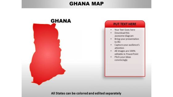 Ghana PowerPoint Maps
