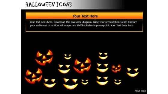 Ghost Halloween Icons PowerPoint Slides And Ppt Diagram Templates