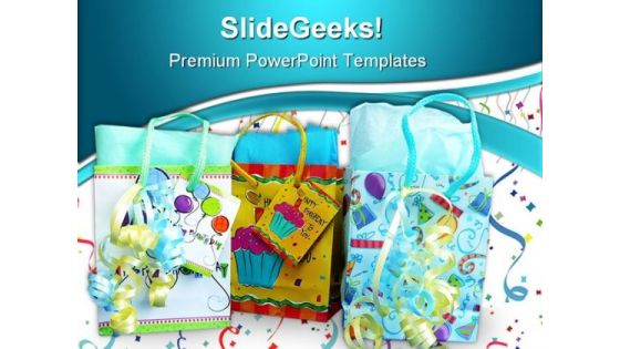 Gift Bags Festival PowerPoint Templates And PowerPoint Backgrounds 0311