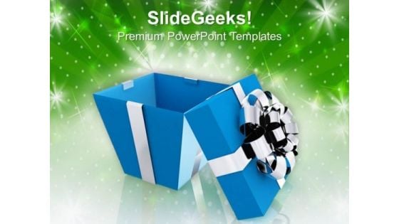 Gift Box Christmas Festival PowerPoint Templates And PowerPoint Themes 1112