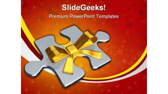 Gift For Solution Business PowerPoint Templates And PowerPoint Backgrounds 0611