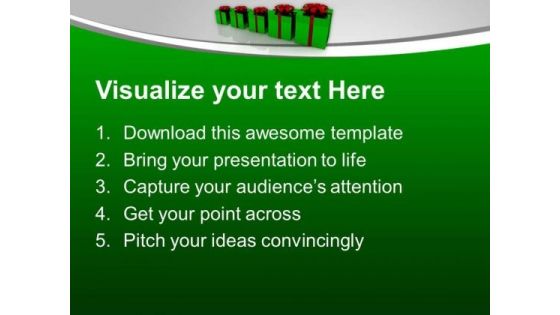 Gift Market Is On Rise PowerPoint Templates Ppt Backgrounds For Slides 0413