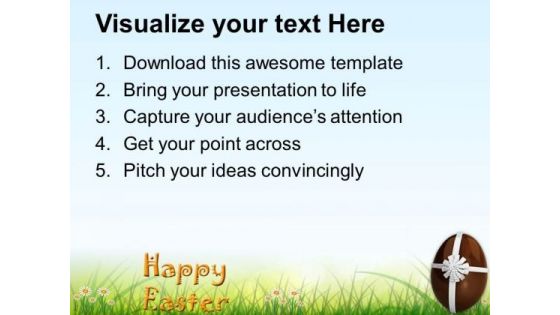 Gift Of Easter Egg PowerPoint Templates Ppt Backgrounds For Slides 0313