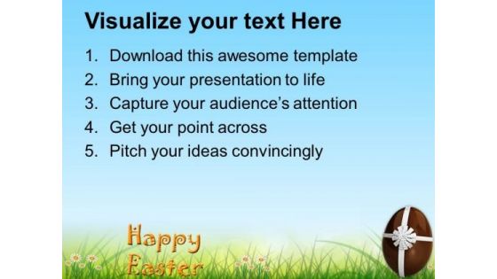 Gift Of Easter Egg PowerPoint Templates Ppt Backgrounds For Slides 0313