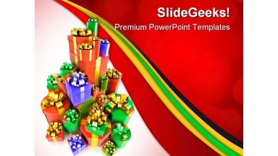 Gifts Festival PowerPoint Templates And PowerPoint Backgrounds 0511