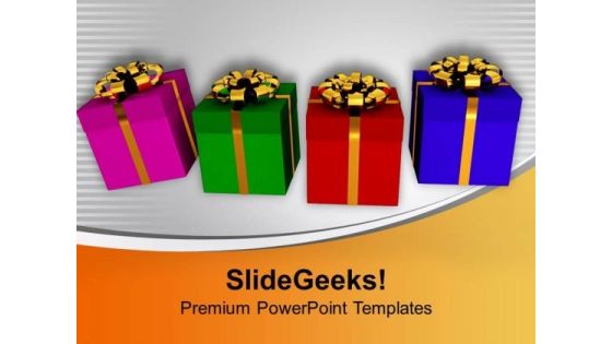 Gifts For Beautiful Occasion PowerPoint Templates Ppt Backgrounds For Slides 0313