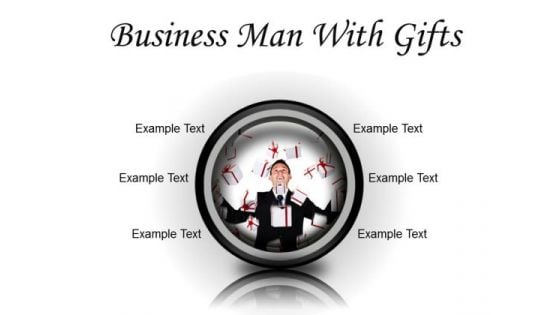 Gifts Man Business PowerPoint Presentation Slides Cc