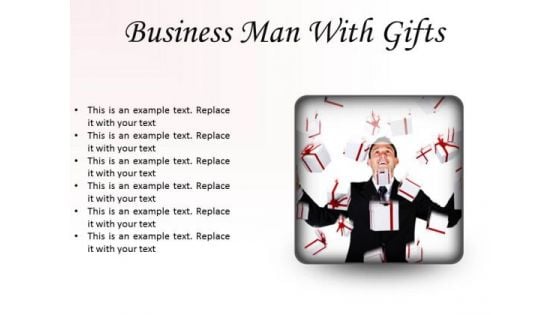 Gifts Man Business PowerPoint Presentation Slides S