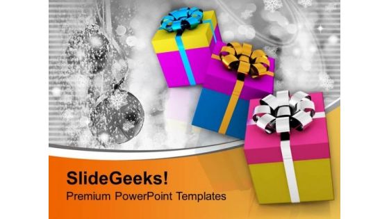 Gifts With Different Wrappings Design PowerPoint Templates Ppt Backgrounds For Slides 0113 Gifts With Different Wrappings Design PowerPoint Templates Ppt Backgrounds For Slides 0113