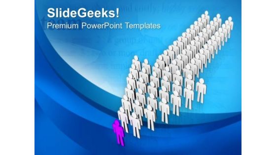 Give A Direction To Your Team PowerPoint Templates Ppt Backgrounds For Slides 0713