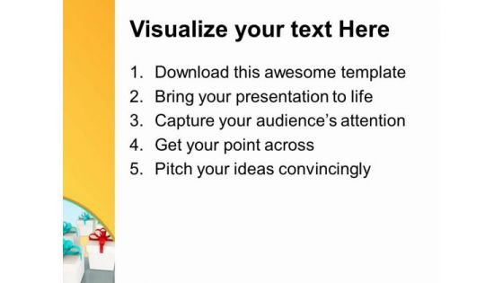 Give Gifts To Your Friends And Family PowerPoint Templates Ppt Backgrounds For Slides 0413